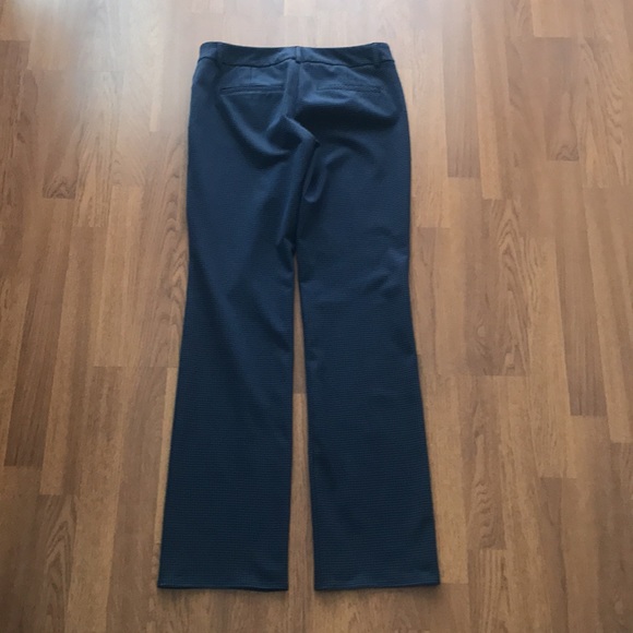 Express Editor Blue & Black Plaid Size 4 Boot Cut Pants. EUC - Picture 3 of 7